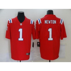 New England Patriots #1 Cam Newton Red Vapor Untouchable Limited Jersey