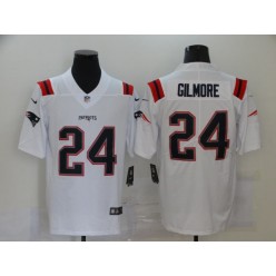 New England Patriots #24 Stephon Gilmore White New Vapor Untouchable Limited Jersey