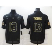 New Orleans Saints #13 Michael Thomas Black 2020 Salute To Service Limited Jersey