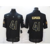 New Orleans Saints #41 Alvin Kamara Black 2020 Salute To Service Limited Jersey