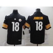 Pittsburgh Steelers #18 Diontae Johnson Black Vapor Untouchable Limited Jersey