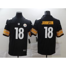 Pittsburgh Steelers #18 Diontae Johnson Black Vapor Untouchable Limited Jersey