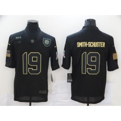 Pittsburgh Steelers #19 JuJu Smith Schuster Black 2020 Salute To Service Limited Jersey