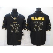 Pittsburgh Steelers #78 Alejandro Villanueva Black Gold Vapor Untouchable Limited Jersey
