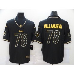 Pittsburgh Steelers #78 Alejandro Villanueva Black Gold Vapor Untouchable Limited Jersey