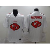 San Francisco 49ers #7 Colin Kaepernick White Shadow Logo Limited Jersey