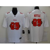 San Francisco 49ers #85 George Kittle White Shadow Logo Limited Jersey