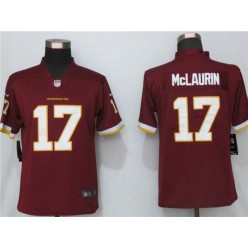 Washington Football Team #17 Terry McLaurin Red Women Vapor Untouchable Limited Jersey