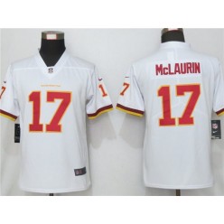 Washington Football Team #17 Terry McLaurin White Women Vapor Untouchable Limited Jersey