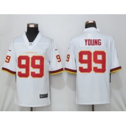 Washington Football Team #99 Chase Young White Vapor Untouchable Limited Jersey