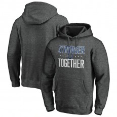 Indianapolis Colts Heather Charcoal Stronger Together Pullover Hoodies