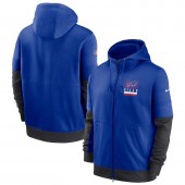 Buffalo Bills Nike Royal Sideline Impact Lockup Performance Full-Zip Hoodie