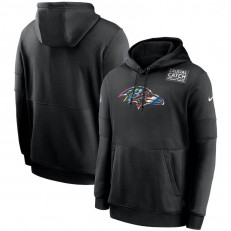 Nike Baltimore Ravens Black Crucial Catch Sideline Performance Pullover Hoodie