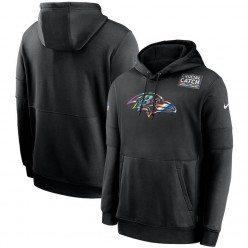 Nike Baltimore Ravens Black Crucial Catch Sideline Performance Pullover Hoodie