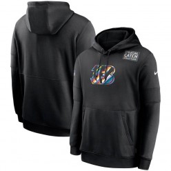 Nike Cincinnati Bengals Black Crucial Catch Sideline Performance Pullover Hoodie