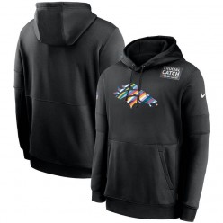 Nike Denver Broncos Black Crucial Catch Sideline Performance Pullover Hoodie