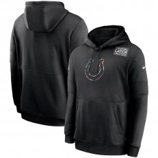 Nike Indianapolis Colts Black Crucial Catch Sideline Performance Pullover Hoodie