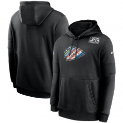 Nike Kansas City Chiefs Black Crucial Catch Sideline Performance Pullover Hoodie