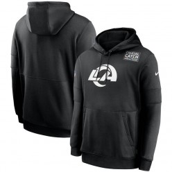 Nike Los Angeles Rams Black Crucial Catch Sideline Performance Pullover Hoodie