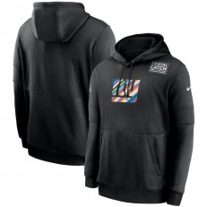 Nike New York Giants Black Crucial Catch Sideline Performance Pullover Hoodie