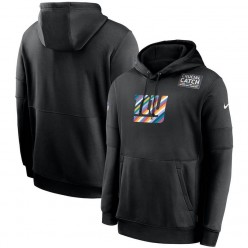 Nike New York Giants Black Crucial Catch Sideline Performance Pullover Hoodie