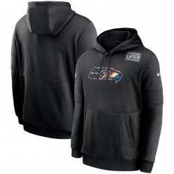 Nike Seattle Seahawks Black Crucial Catch Sideline Performance Pullover Hoodie