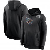 Nike Tennessee Titans Black Crucial Catch Sideline Performance Pullover Hoodie