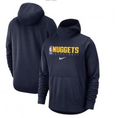 Denver Nuggets Nike Spotlight Practice Performance Pullover Hoodie - Navy
