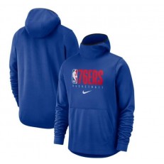 Philadelphia 76ers Nike Spotlight Practice Performance Pullover Hoodie - Royal