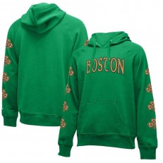 Boston Celtics New Era 2019-2020 City Edition Pullover Hoodie - Kelly Green