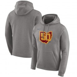 Cleveland Cavaliers Nike 2019-2020 City Edition Club Pullover Hoodie - Heather Gray