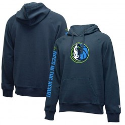 Dallas Mavericks New Era 2019-2020 City Edition Pullover Hoodie - Navy