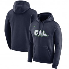 Dallas Mavericks Nike 2019-2020 City Edition Club Pullover Hoodie - Navy