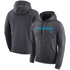 Dallas Mavericks Nike City Edition Logo Essential Pullover Hoodie - Gray