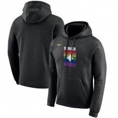 Denver Nuggets Nike 2019-2020 City Edition Club Pullover Hoodie - Black
