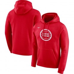 Detroit Pistons Nike 2019-2020 City Edition Club Pullover Hoodie - Red