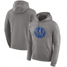 Golden State Warriors Nike 2019-2020 City Edition Club Pullover Hoodie - Heather Gray