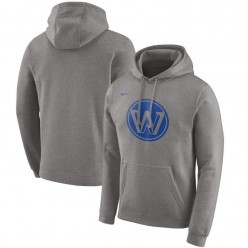 Golden State Warriors Nike 2019-2020 City Edition Club Pullover Hoodie - Heather Gray