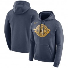 Golden State Warriors Nike City Edition Logo Essential Pullover Hoodie - Navy