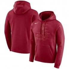Houston Rockets Nike City Edition Logo Essential Pullover Hoodie - Red