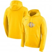 Los Angeles Lakers Nike 2019-2020 City Edition Club Pullover Hoodie - Gold