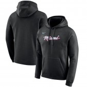 Miami Heat Nike 2019-2020 City Edition Club Pullover Hoodie - Black