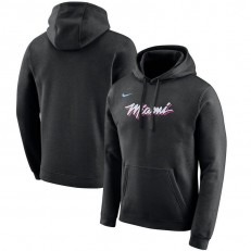 Miami Heat Nike 2019-2020 City Edition Club Pullover Hoodie - Black