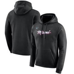 Miami Heat Nike 2019-2020 City Edition Club Pullover Hoodie - Black