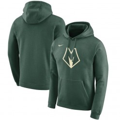 Milwaukee Bucks Nike 2019-2020 City Edition Club Pullover Hoodie - Green