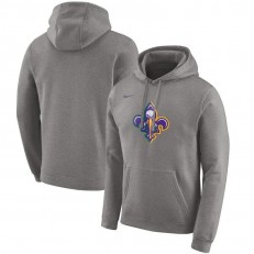New Orleans Pelicans Nike 2019-2020 City Edition Club Pullover Hoodie - Heather Gray