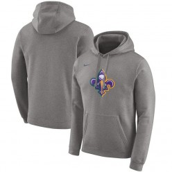 New Orleans Pelicans Nike 2019-2020 City Edition Club Pullover Hoodie - Heather Gray