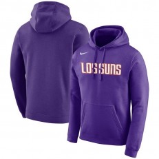 Phoenix Suns Nike City Edition Logo Essential Pullover Hoodie - Purple