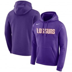 Phoenix Suns Nike City Edition Logo Essential Pullover Hoodie - Purple