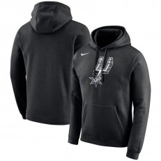San Antonio Spurs Nike City Edition Logo Essential Pullover Hoodie - Black